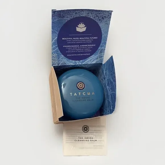 NEW/BOX TATCHA Japanese Indigo Cleansing Balm Moisturizing Makeup Remover SEALED - Picture 4 of 16